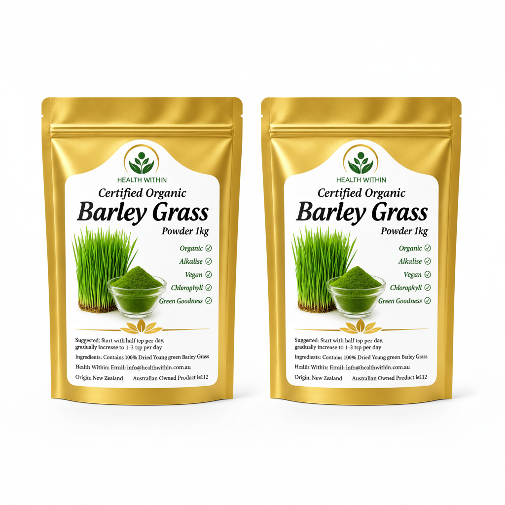 Organically Grown Barley Grass Powder