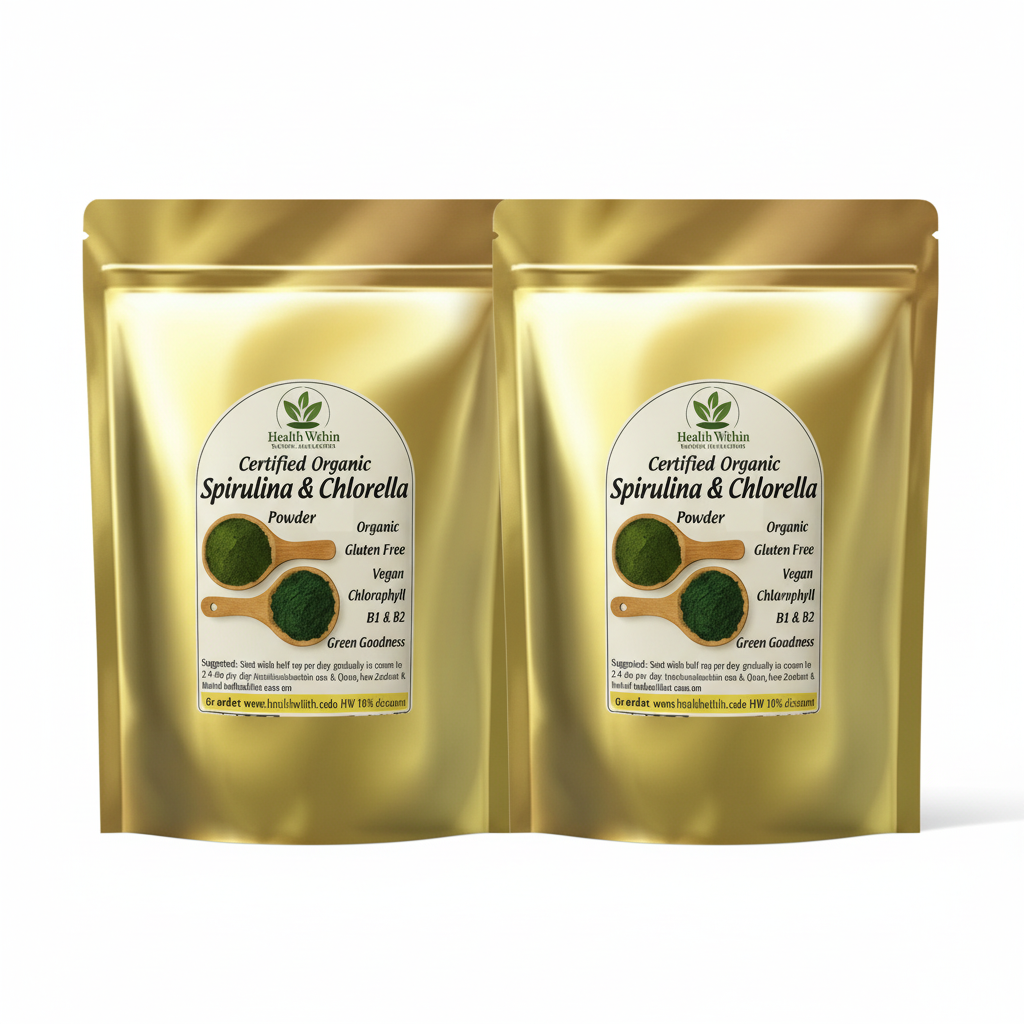 Organically Grown Spirulina & Chlorella Powder | New Zealand Grown