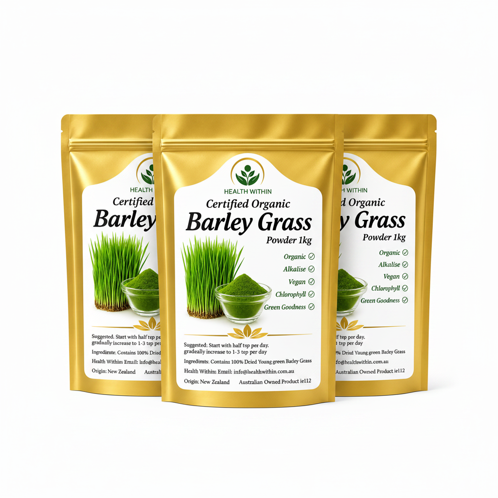 Organically Grown Barley Grass Powder