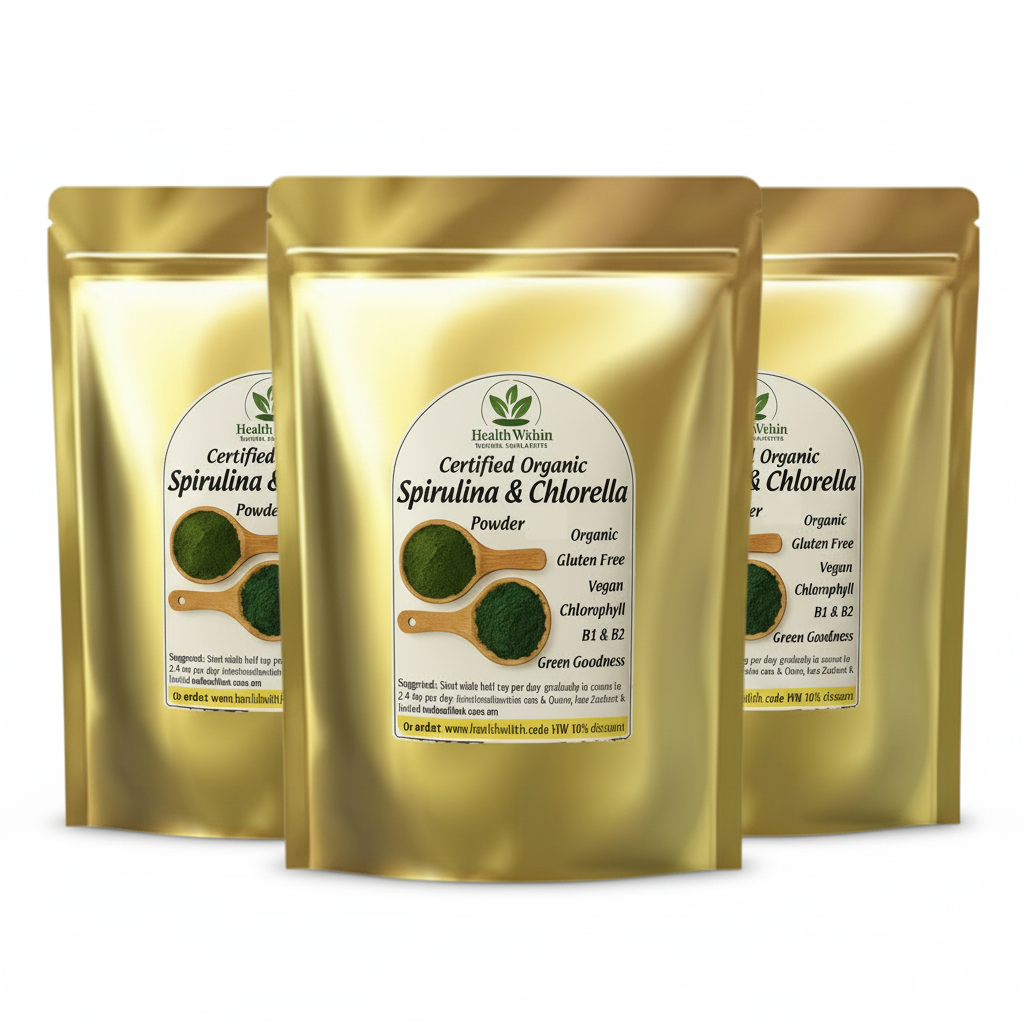 Organically Grown Spirulina & Chlorella Powder | New Zealand Grown