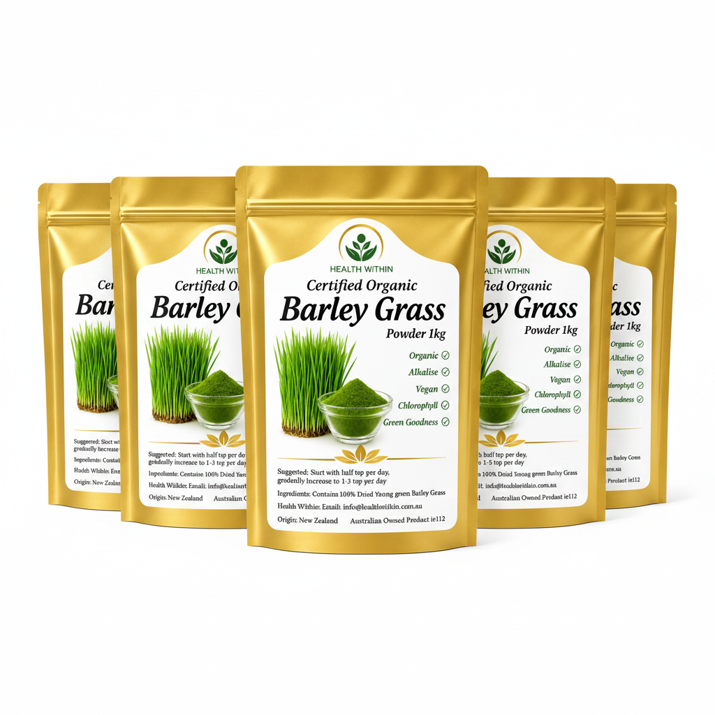 Organically Grown Barley Grass Powder