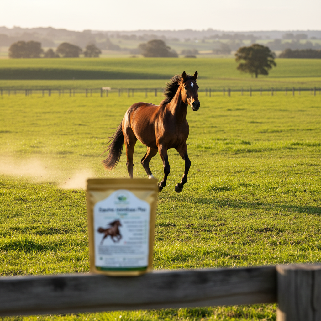 Equine JointEase Photorealistic Horse Cantering