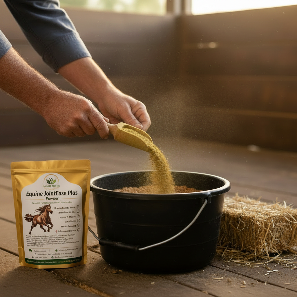 Equine Ultimate Joint Support Blended Powder Scoop