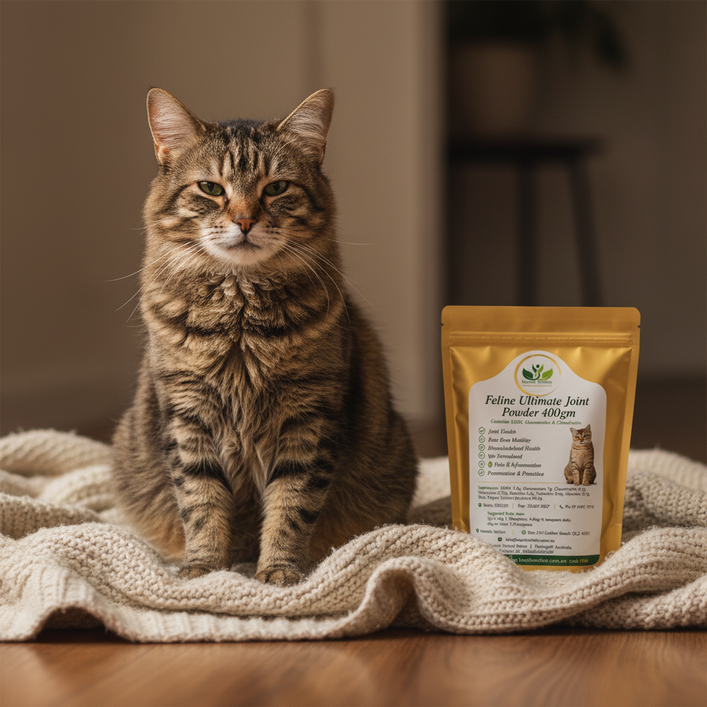 Feline Ultimate Joint Support Senior Cat Resting