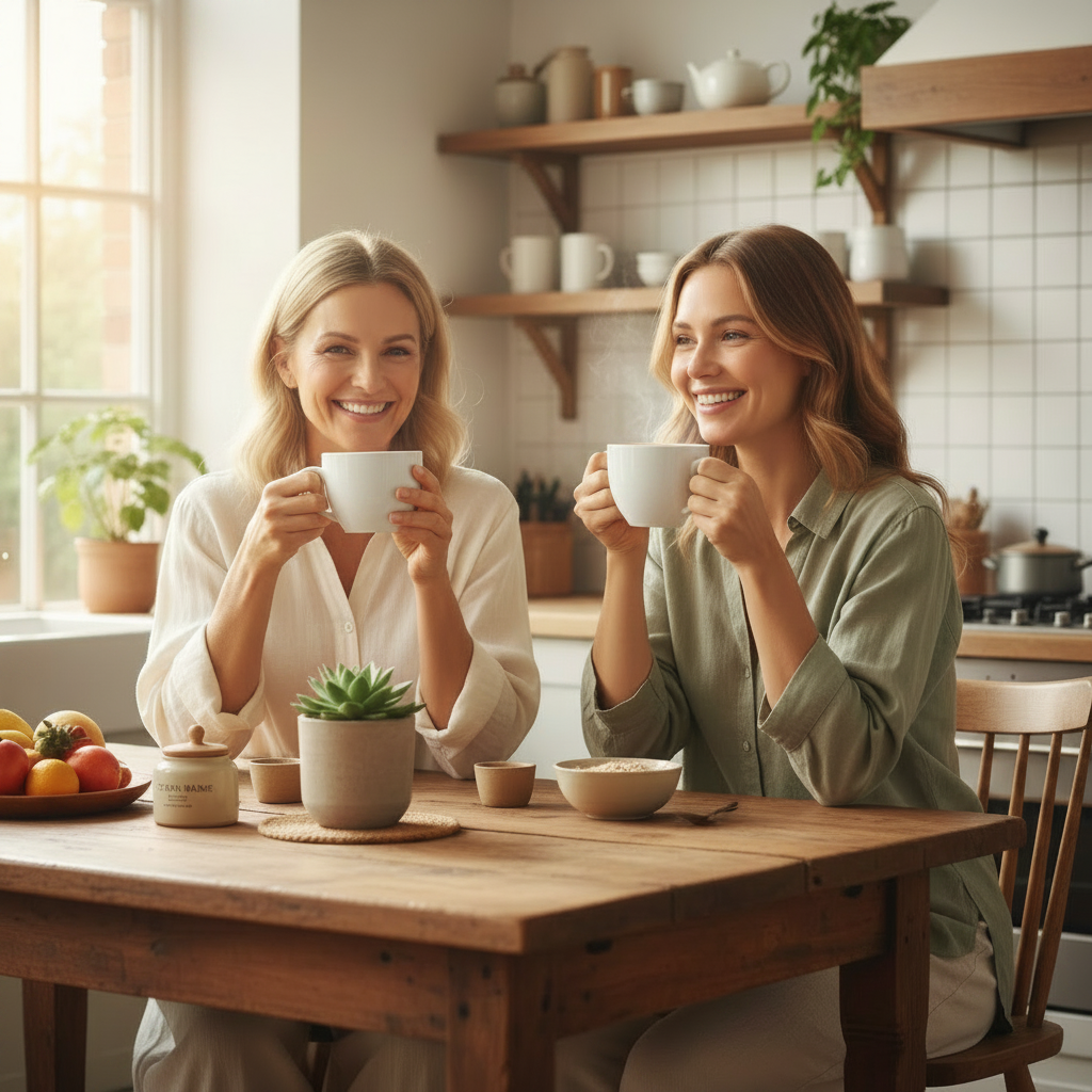 Mother Daughter Lion's Mane Creamy Drink