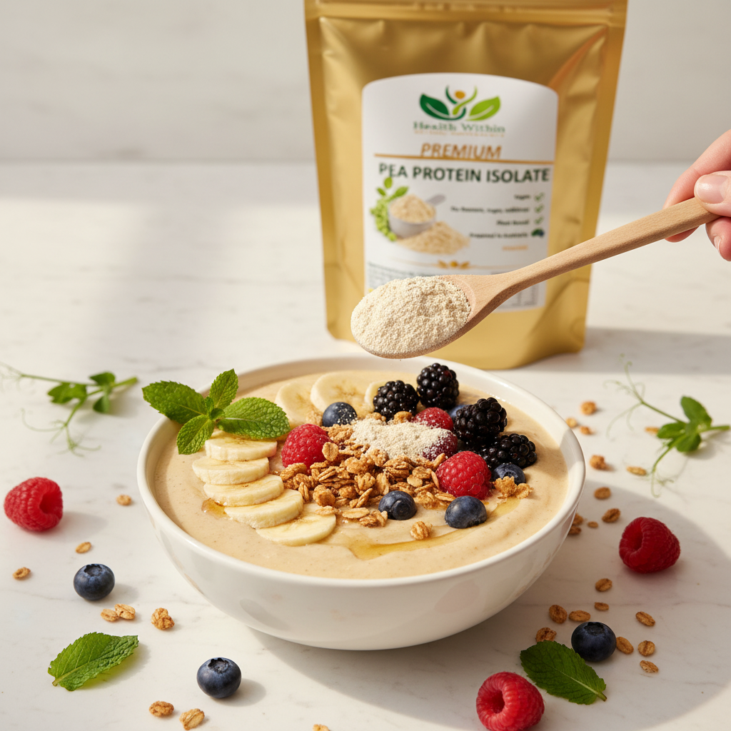 Pea Protein Smoothie Bowl Recipe Shot