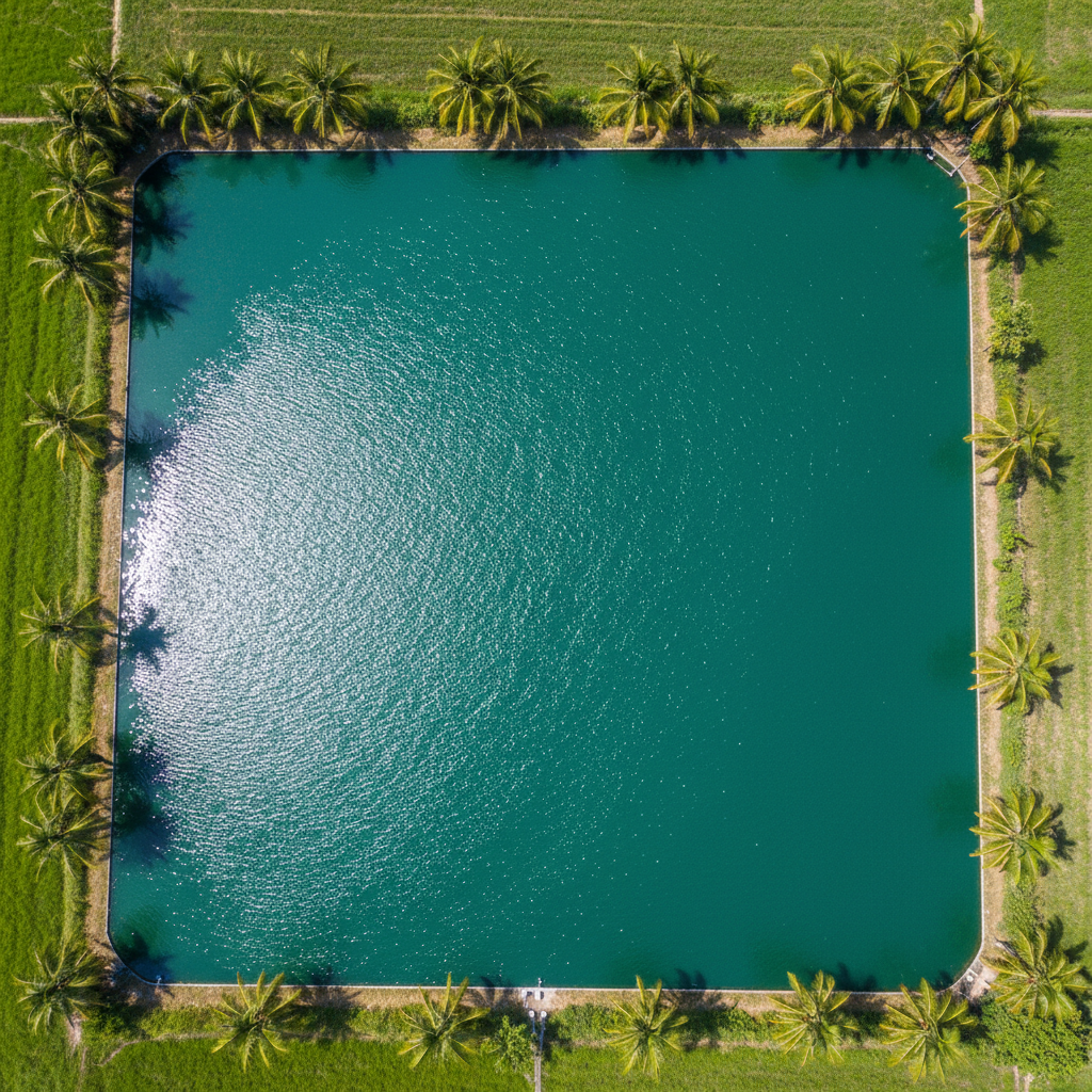 Spirulina Cultivation Pond