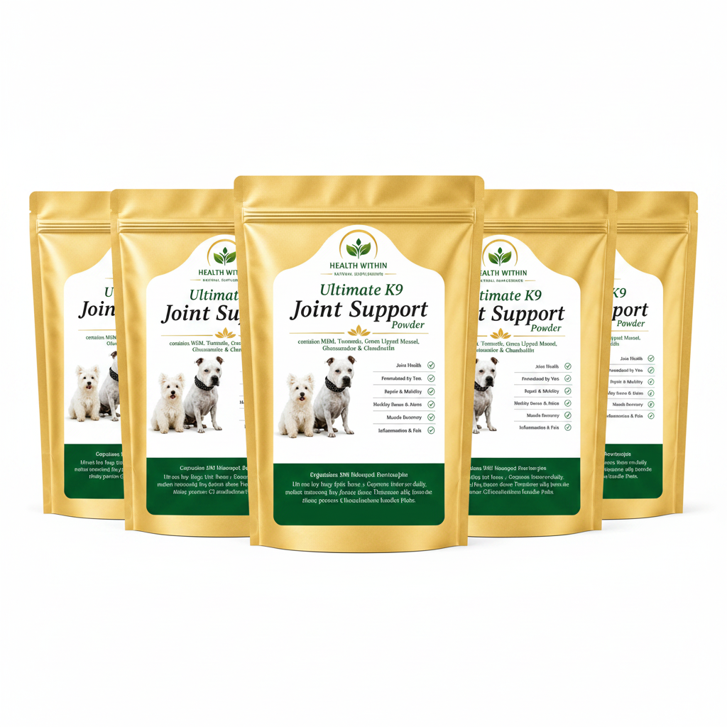Ultimate K9 Joint Support - 5 Bags Row