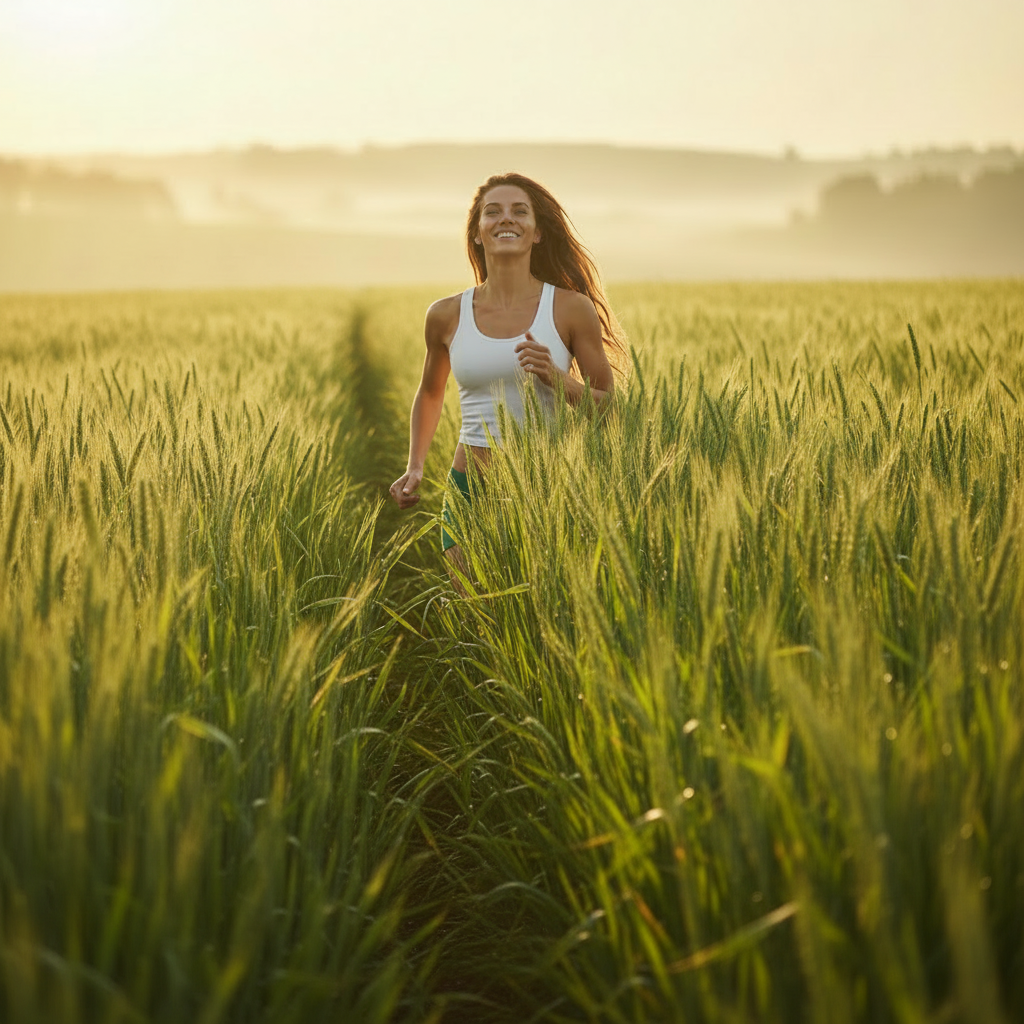 Wheatgrass Field Very Tall Lifestyle