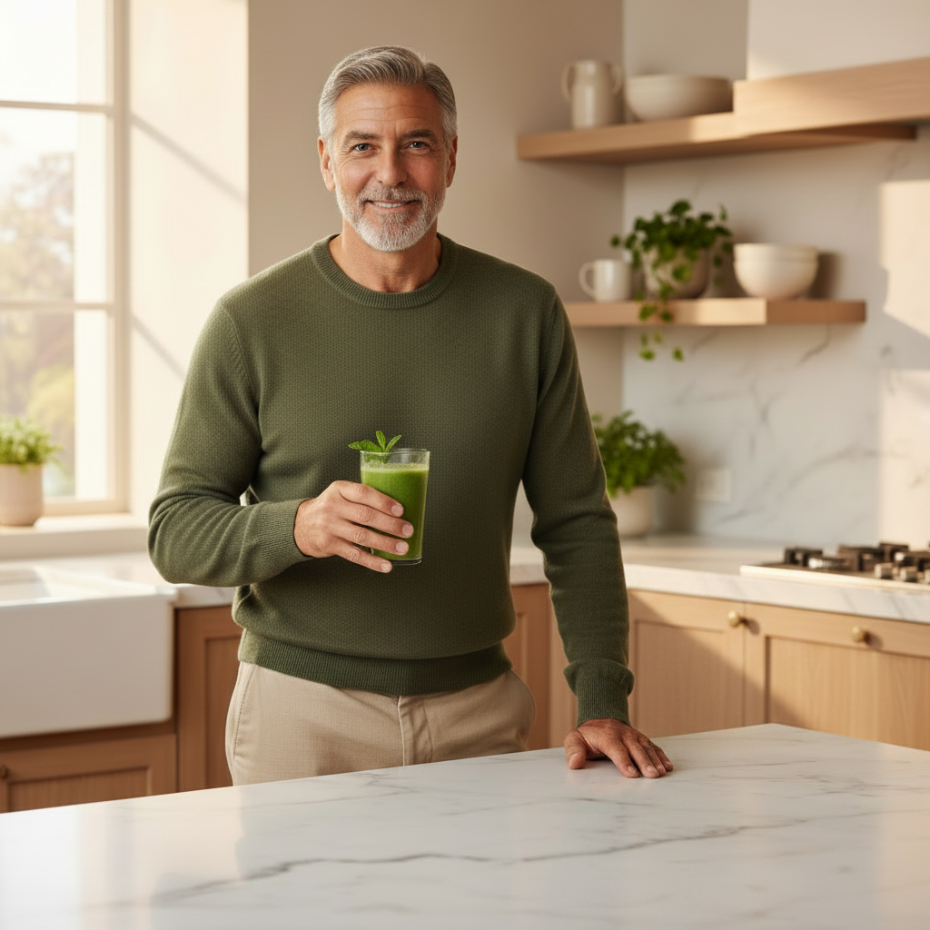 Wheatgrass Lifestyle Light Green Smoothie